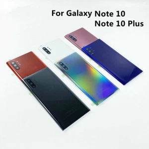  Para SAMSUNG Galaxy Note 10 N970 Plus N9750 Tapa Trasera Batería Puerta Trasera Cristal - Imagen 1 de 19