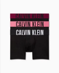 Calvin Klein Intense Power 3-Pack Microfiber Boxer Briefs, Multi, Small - Picture 1 of 3