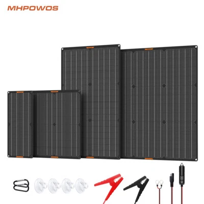 MHPOWOS 10W 20W 30W 50W Solar Battery Charger 12V Waterproof boat car Motorcycle