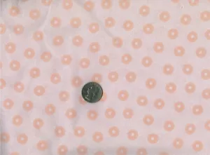 Michelle Blackhurst *Le PETITE JARDIN* Ballet PINK Discs on White Fabric - Picture 1 of 1