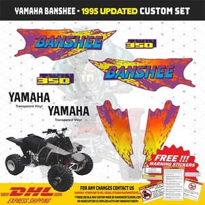 Yamaha Banshee 1995 réplica gráfica calcomanías pegatinas vinilo de alta tecnología NUEVO - Imagen 1 de 2