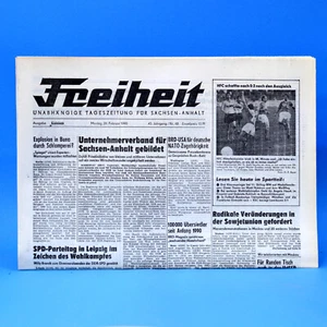 DDR Freiheit 26. Februar 1990 | 26.02.1990 SED Eisleben Geburtstag Hochzeit - Bild 1 von 1