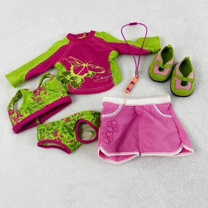 American Girl Doll 2006 GOTY Jess 2-in-1 Kayaking Outfit Bathing Suit - Picture 1 of 7