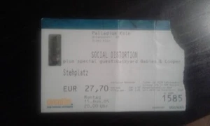 Social Distortion Altes Ticket 2005 Köln - Bild 1 von 1