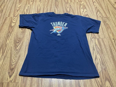 ADIDAS Large NBA OKLAHOMA CITY THUNDER SHIRT Cover
