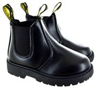 BOYS ANKLE KIDS GIRLS BIKER PULL ON DEALER CHELSEA RIDING SCHOOL SHOES BOOTS SZ