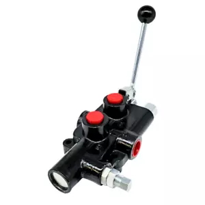 Válvula de palanca clásica divisor de troncos de salida automática hidráulico 1 banco 3/4" 113 L/min - Imagen 1 de 4
