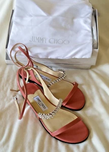 Jimmy Choo flat sandals women's size 8 new in box - Picture 1 of 6