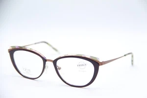 NEW JEAN LAFONT BRIGITTE 7087 PURPLE HAVANA AUTHENTIC FRAMES EYEGLASSES 52-18 - Picture 1 of 6