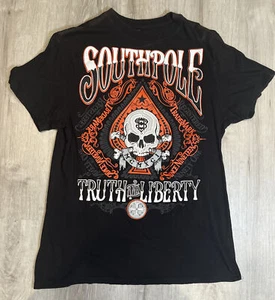 Camisa Southpole Talla L Espalda Gráfica Camiseta Verdad y Libertad - Imagen 1 de 6