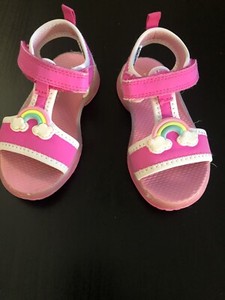carter's rainbow light up sandals