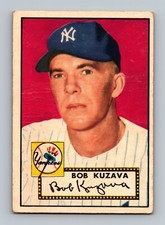 1952 Topps #85 Bob Kuzava GD-VG (wrinkle) New York Yankees Baseball Card