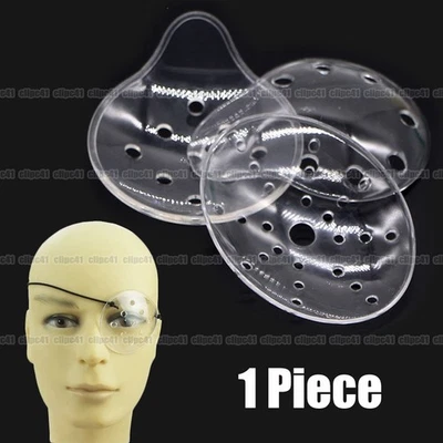 Eyepatch Clear Eye Shield Plastic Ophthalmic Surgery Wound Protection Oval Guard - Image 1 of 4
