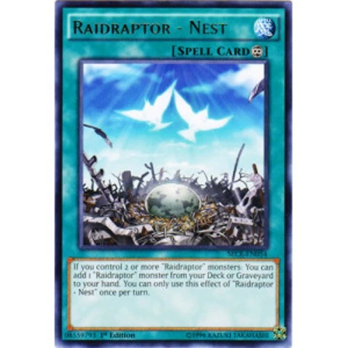 Raidraptor - Nest - SECE-EN054 - Rare - 1st Edition Near Mint Secrets Of Eternit - Image 1 of 1