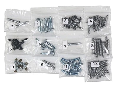 1965 Caliente Hardtop Interior Screw Kit 91 Pieces Comet Mercury New - Image 1 of 2