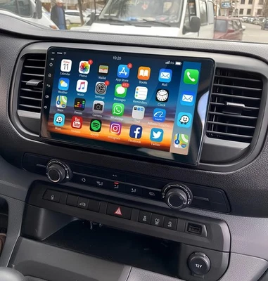 For Peugeot Expert Toyota ProAce 2016-2023 Android 15 CarPlay Radio GPS Sat Nav - Image 1 of 4