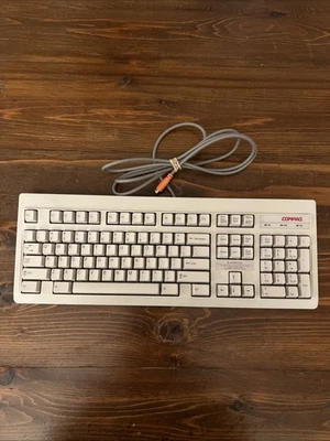 COMPAQ Keyboard RT101 120636-001A Vintage Mechanical Keyboard Wired PS/2 OEM - Image 1 of 4
