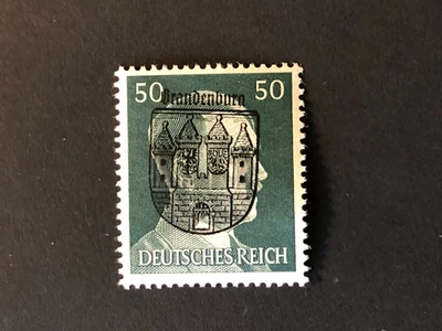 Alemania 1945 Post Segunda Guerra Mundial Sobreimpresión local (BRANDEBURGO) 50 Rpf. MNH/s1 #b25 Foto 1 de 2