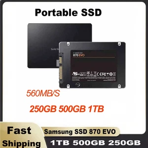 Samsung SSD 870 EVO 2.5" SATA III  Solid State Drive 1TB 500GB 250GB Lot - Picture 1 of 11