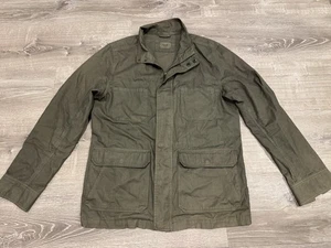 Marine Layer Men’s Hoover Utility Field Jacket Chore Size M Green Military - Picture 1 of 10
