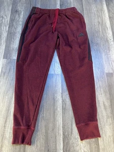 Burgunderrote Adidas Jogginghose mit verstellbarem Bund #Sportswear Gr. M - Bild 1 von 5