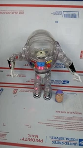 Buzz Lightyear Toy Story Interstellar Thinkway Clear Transparent 12" -FOR PARTS - Picture 1 of 9