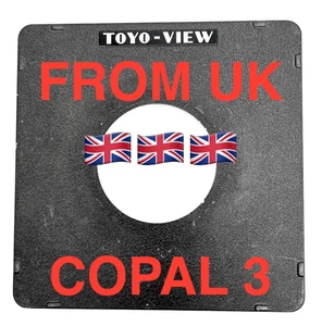 GENUINE Toyo View monorail metal lens board copal # 3 HOLE 65 mm BOARD 158mm sq - Picture 1 of 5