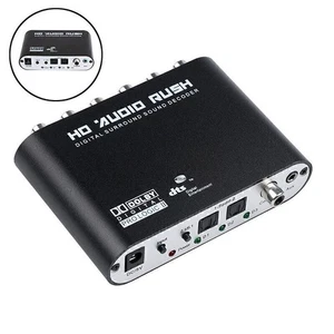Optischer SPDIF Koaxial AC3 DTS zu 5.1CH Analog Audio Rush Sound Decoder Konverter - Bild 1 von 12