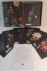 Boxed Set 12 Karten & Umschläge Repro von botanischen Papiermosaiken von Mary Delany  - Bild 1 von 5