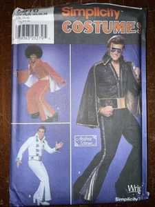 Simplicity 9916 Men’s Elvis Style Jumpsuit Costume Pattern Size 34-36-38 UNCUT - Picture 1 of 3