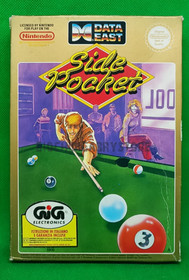NINTENDO NES - DATA EAST - GIG - SIDE POCKET  - PAL ITA -  COMPLETO TESTATO