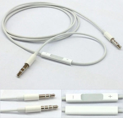 Headphone Car Aux Cable connector Adapter Remote for apple ipod shuffle 3rd 4th - Image 1 of 4