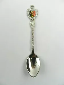 Cuchara de recuerdo, Belgique Bélgica 4 1/2" tono plata coleccionista, vintage - Imagen 1 de 3