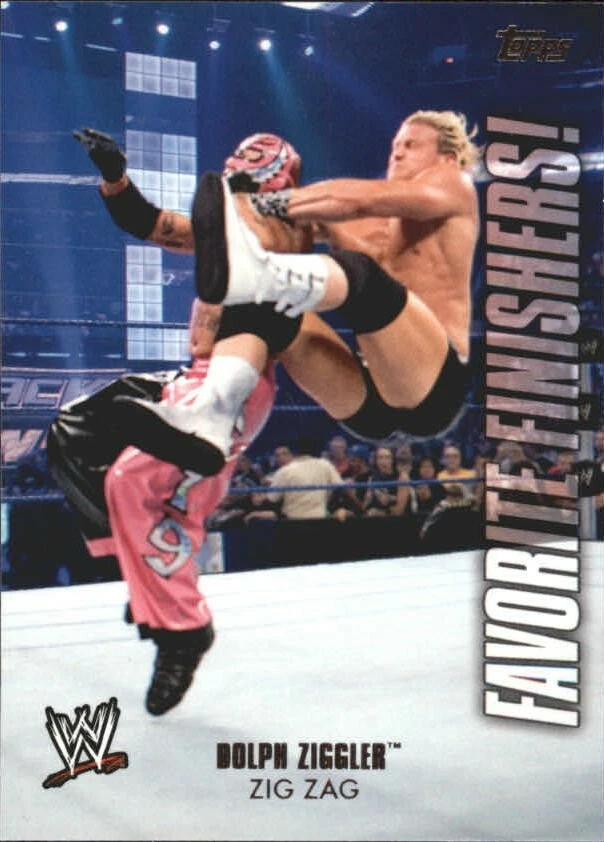 2010 Topps WWE Favorite Finishers #FF1 DOLPH ZIGGLER FREE SHIP - Image 1 of 2