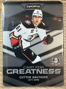 2024-25 UPPER DECK SYNERGY CUTTER GAUTHIER SP CAST FOR GREATNESS METAL CARD#CG-4 - Picture 1 of 2