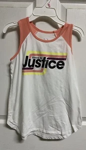 Girls justice logo tank size 12 - Picture 1 of 8
