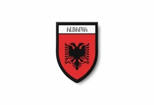 PATCH PATCHES EMBLEM BÜGELBILD KLEBEDRUCK FLAGGE Weltwappen Albanien - Bild 1 von 1
