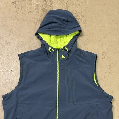 NEW Adidas Golf Hooded Vest Mens Size Medium Ultimate 365 Tour Wind Ready Arctic - Image 1 of 4