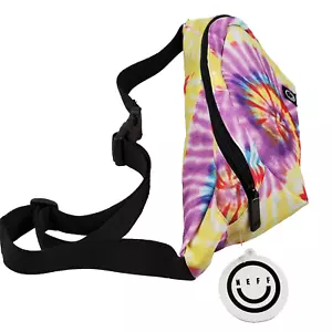 Neff Tye Dye Multicolor Bauchtasche Hüfttasche Tasche umlaufender Reißverschluss verstellbarer Riemen - Bild 1 von 11