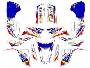 2003-2008 LTZ 400 SURGE Blue Senge Graphics Kit Compatible with Suzuki - Picture 1 of 7