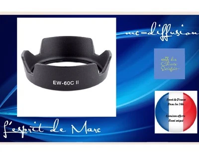 Lens hood type EW-60C II for EF-S 18-55mm f/3.5-5.6, 28-90mm, 28-80mm ...... - Image 1 of 4