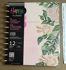 NEW! Happy Planner “GARDEN WEDDING” BIG UNDATED 12-Month WEDDING Planner - Picture 1 of 15
