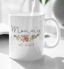 Mommy Daddy Est Mug Pregnancy Announcement Mug Expecting mom New Mom Dad Gift