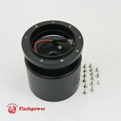 9 Bolt Steering Wheel Adapter Tilt Telescopic GM Buick Oldsmobile 1969-83 Black - Image 1 of 4