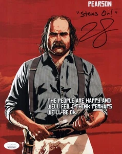 JIM SANTANGELI Signed PEARSON 8x10 Photo Red Dead Redemption 2 Autograph JSA COA - Picture 1 of 2