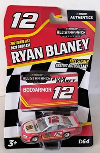 2021 Ryan Blaney #12 BodyArmor Wave AS1 Ford Mustang 1/64 Damaged Package READ - Picture 1 of 6