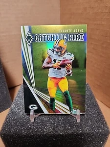 2019 Phoenix Davante Adams Catching Fire Yellow /75 #20 🔥 Packers Jets - Bild 1 von 2