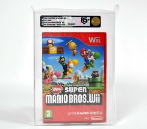Nintendo Wii,New Super Mario Bros. PAL,VGA Gold 85+ NM+
