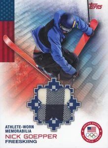 TOPPS 2014 U.S. OLYMPIC TEAM & HOPEFULS NICK GOEPPER #OR-NG RELIC CARD - Bild 1 von 2