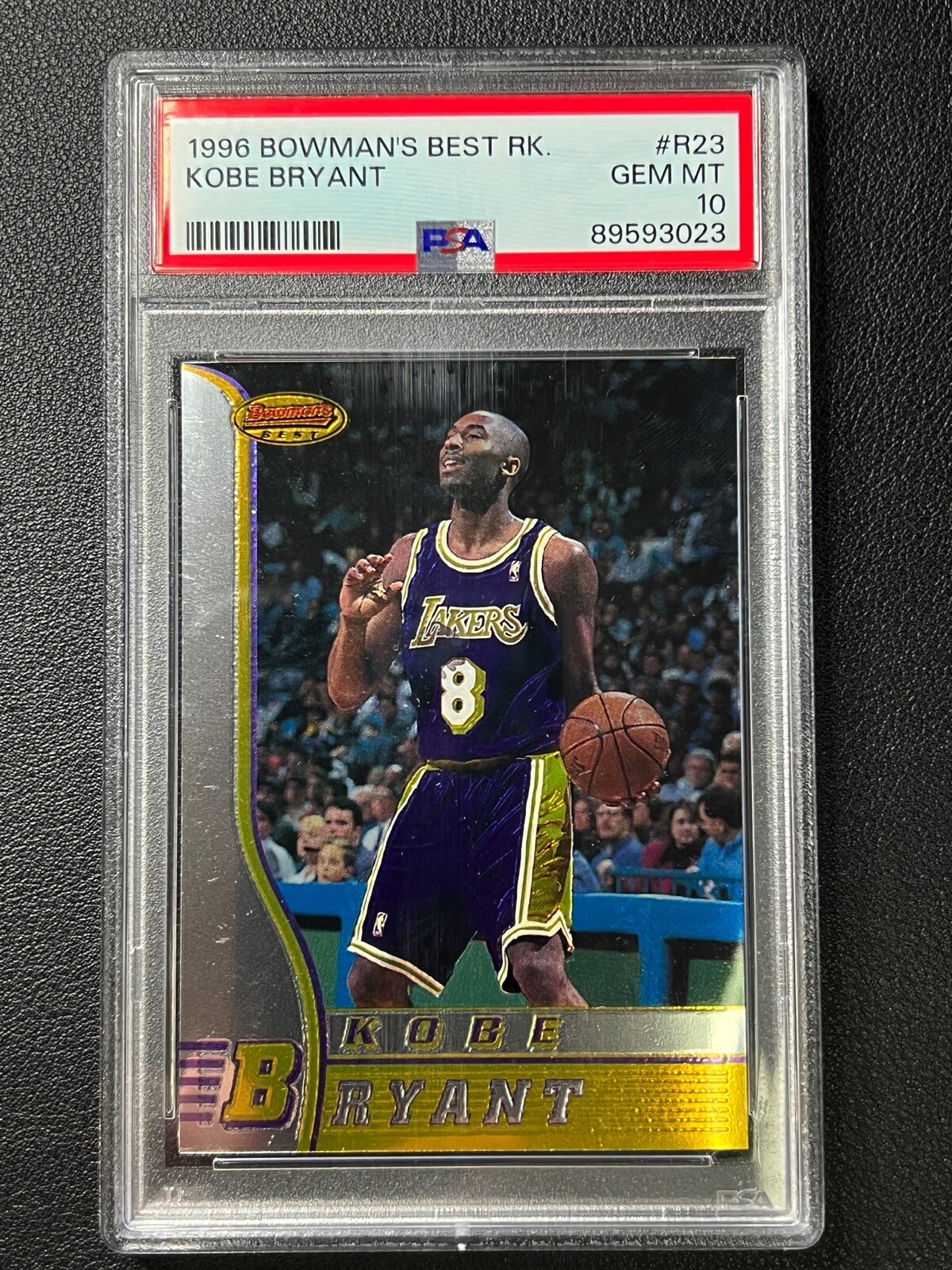 Kobe Bryant 1996 Bowman's Best #R23 Base Price Guide - Sports Card Investor